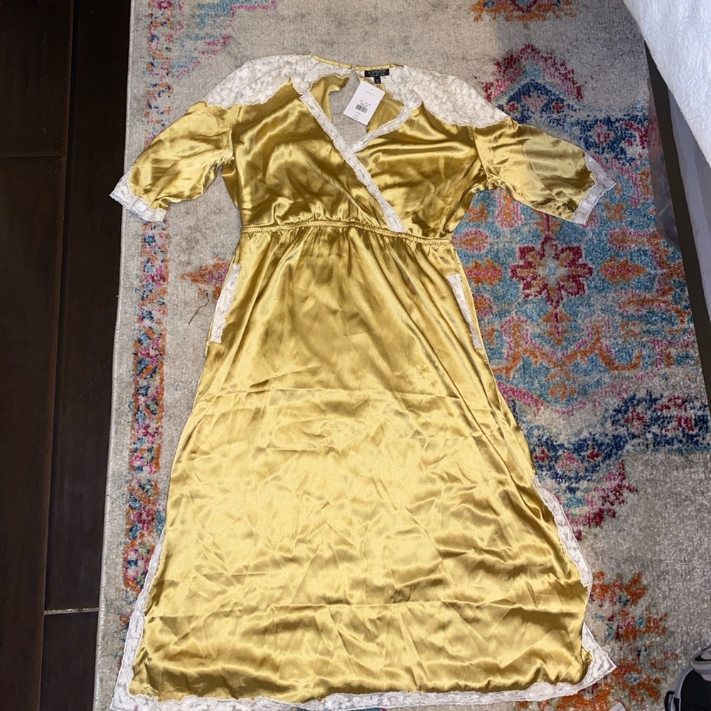 Satin Topshop Dress